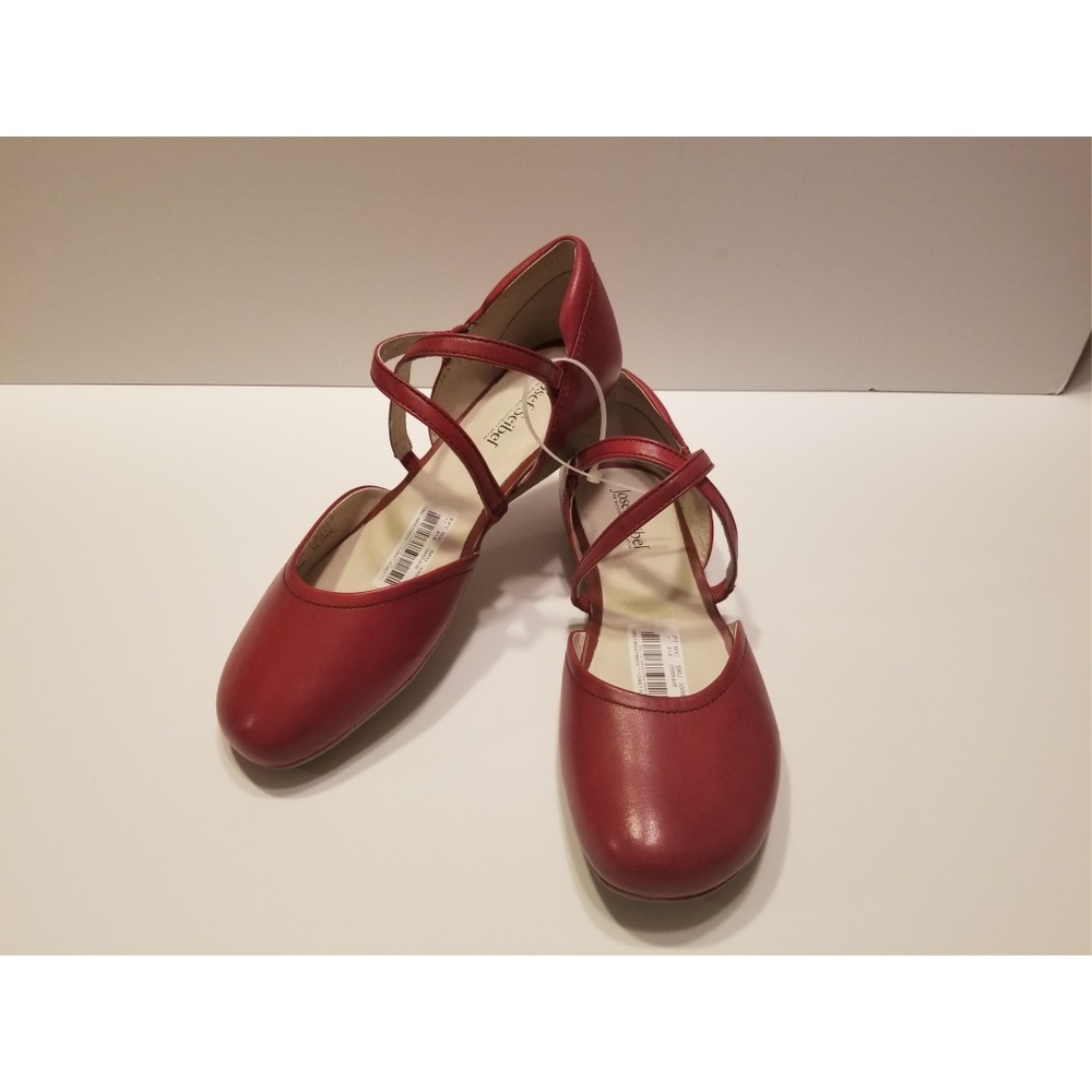 NWT Josef Seibel Red Leather Fiona Flats - Picture 2 of 4